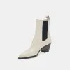 SHADIE H2O BOOTIES IVORY CRINKLE PATENT sold by Dolce Vita