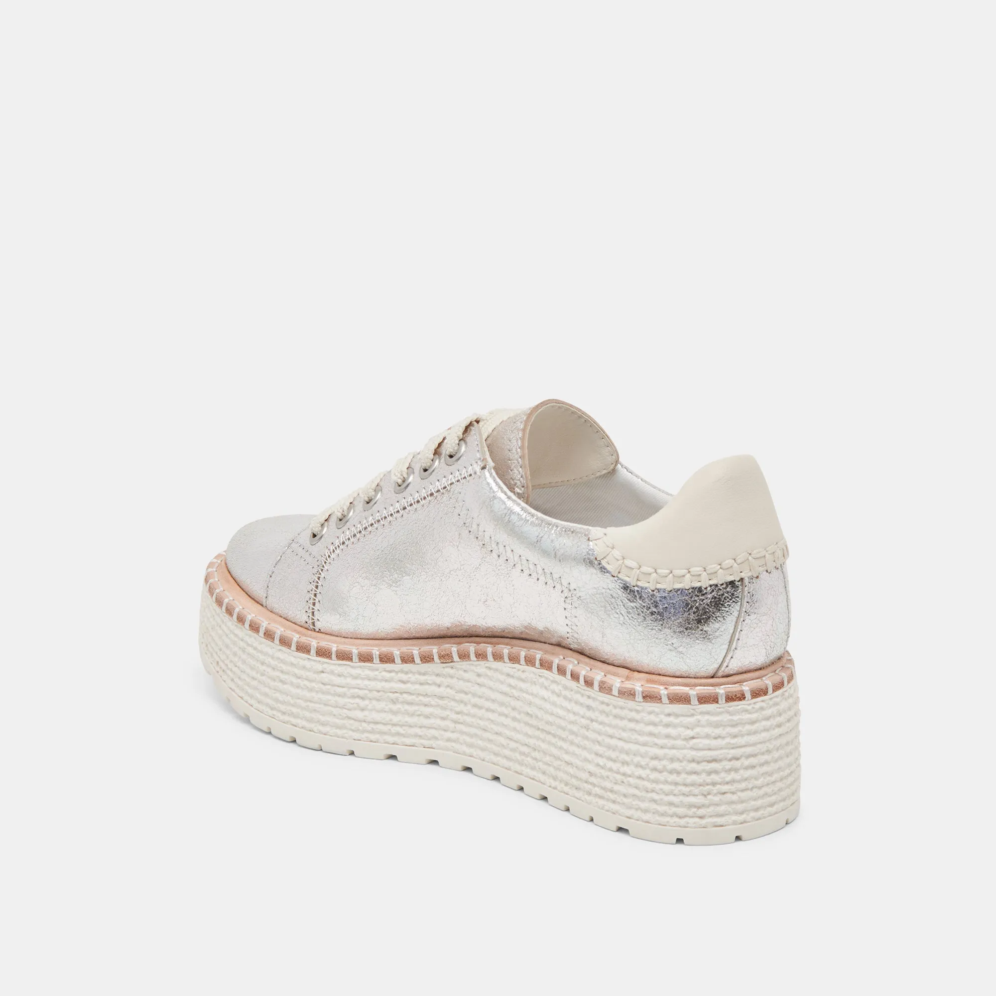 TWAIN SNEAKERS SILVER CRACKLED LEATHER sold by Dolce Vita product image thumbnail 5