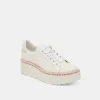TWAIN SNEAKERS WHITE LEATHER sold by Dolce Vita