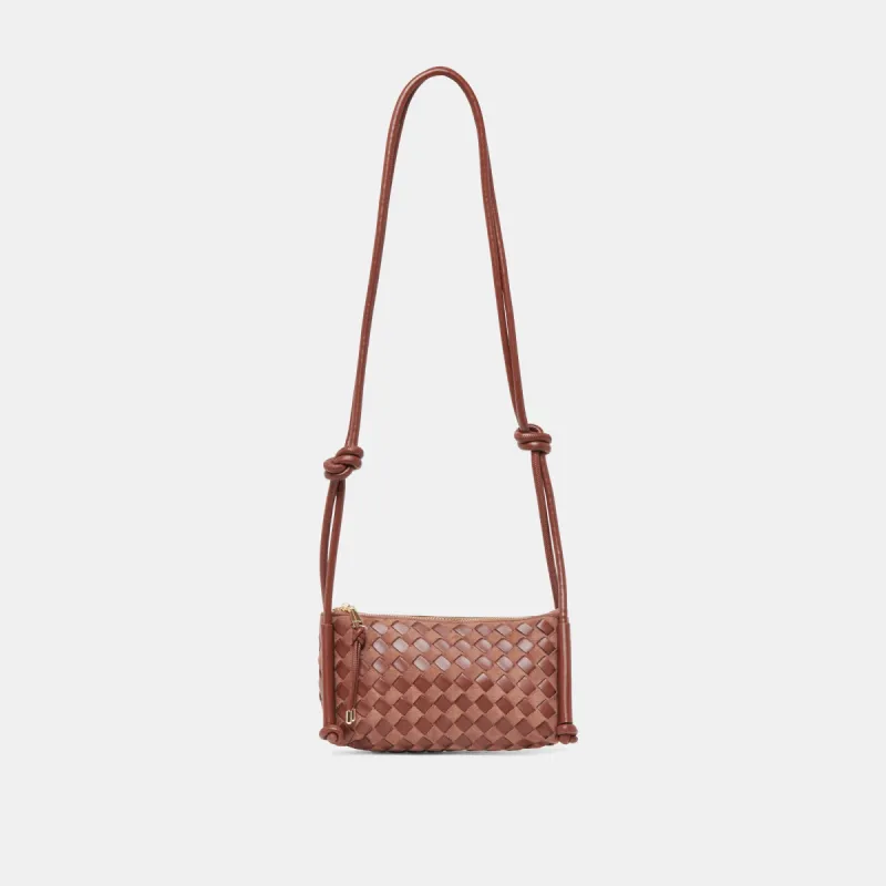 MERYL CROSSBODY TAN WOVEN STELLA sold by Dolce Vita