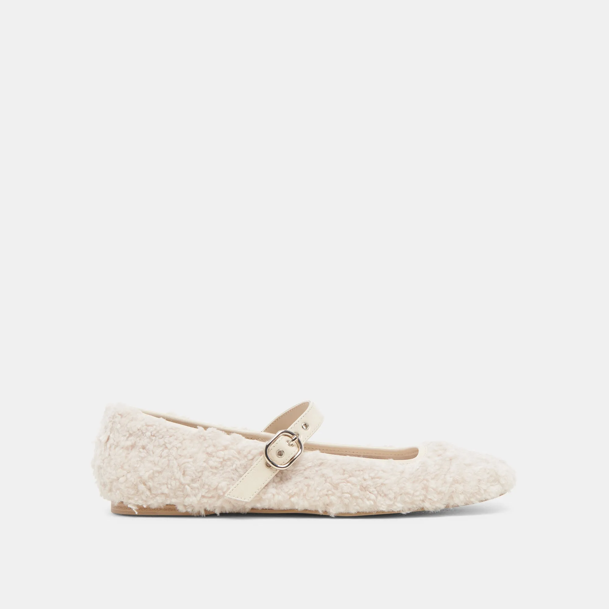 RODNI PLUSH BALLET FLATS CREME PLUSH sold by Dolce Vita
