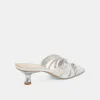 BRYANT HEELS SILVER DISTRESSED LEATHER sold by Dolce Vita