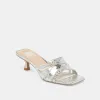 BRYANT HEELS SILVER DISTRESSED LEATHER sold by Dolce Vita