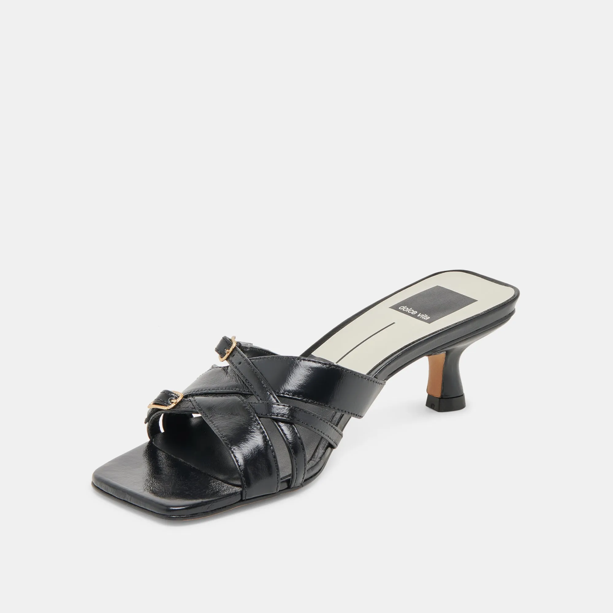 BRYANT HEELS MIDNIGHT CRINKLE PATENT sold by Dolce Vita product image thumbnail 4