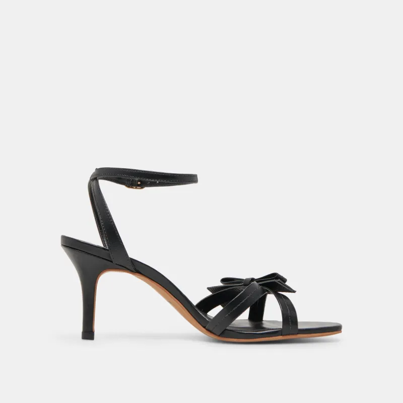 GALOR HEELS BLACK LEATHER made by Dolce Vita