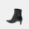 SONDRA BOOTIES NOIR EMBOSSED LEATHER sold by Dolce Vita