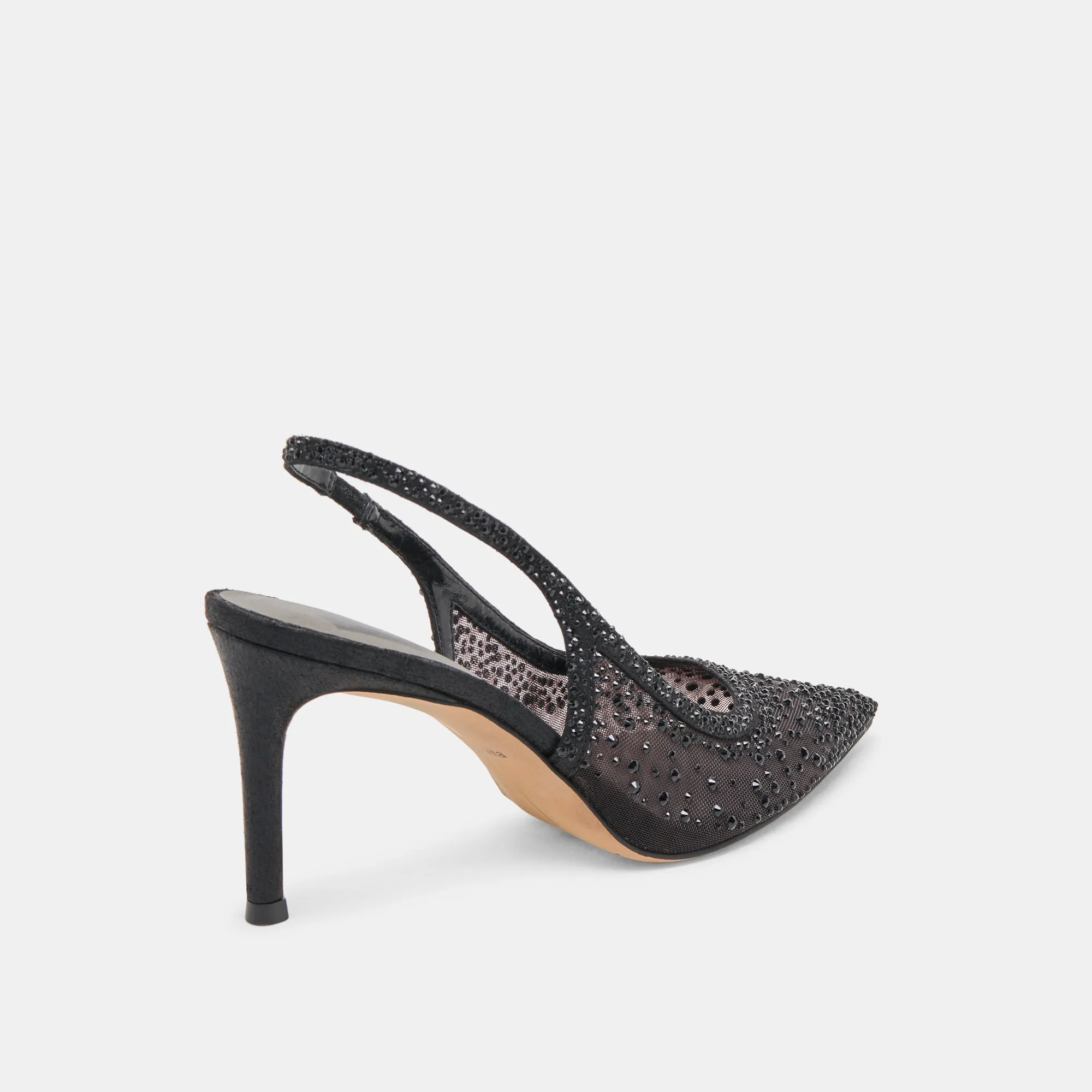 KAYE CRYSTAL HEELS BLACK MESH sold by Dolce Vita product image thumbnail 3