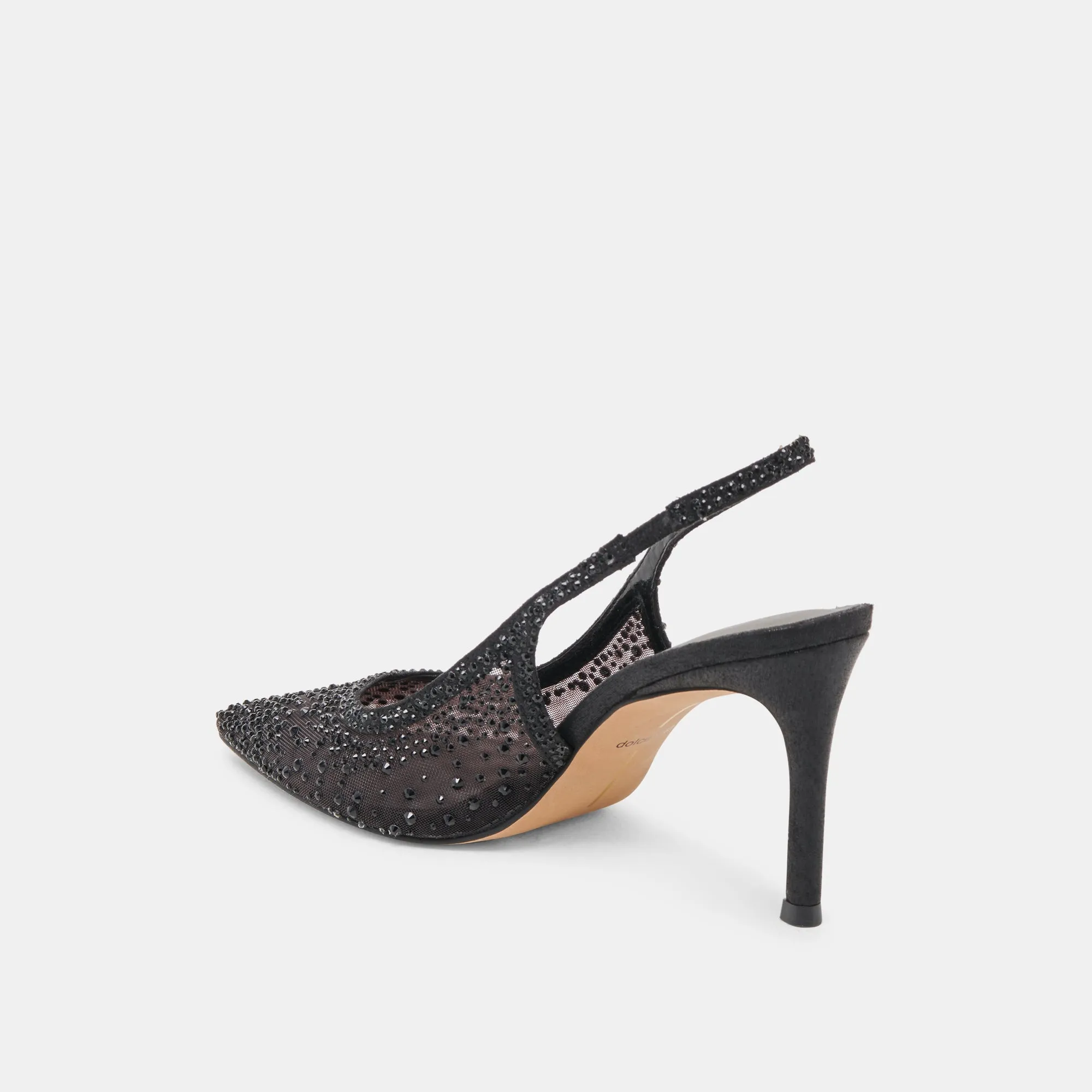KAYE CRYSTAL HEELS BLACK MESH sold by Dolce Vita product image thumbnail 5