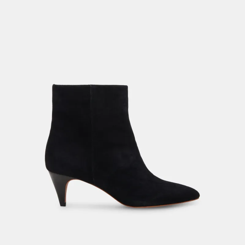DEE WIDE BOOTIES NERO SUEDE - re:vita sold by Dolce Vita