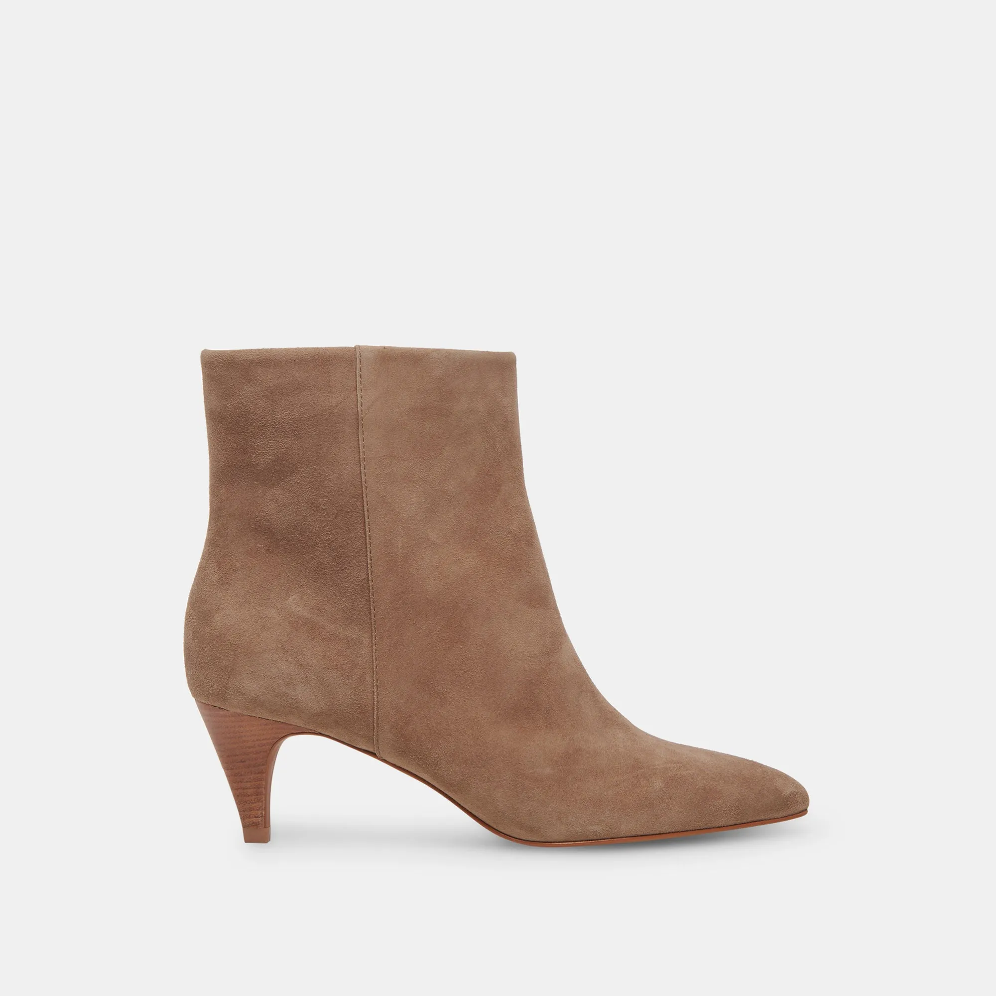 DEE WIDE BOOTIES TRUFFLE SUEDE - re:vita sold by Dolce Vita