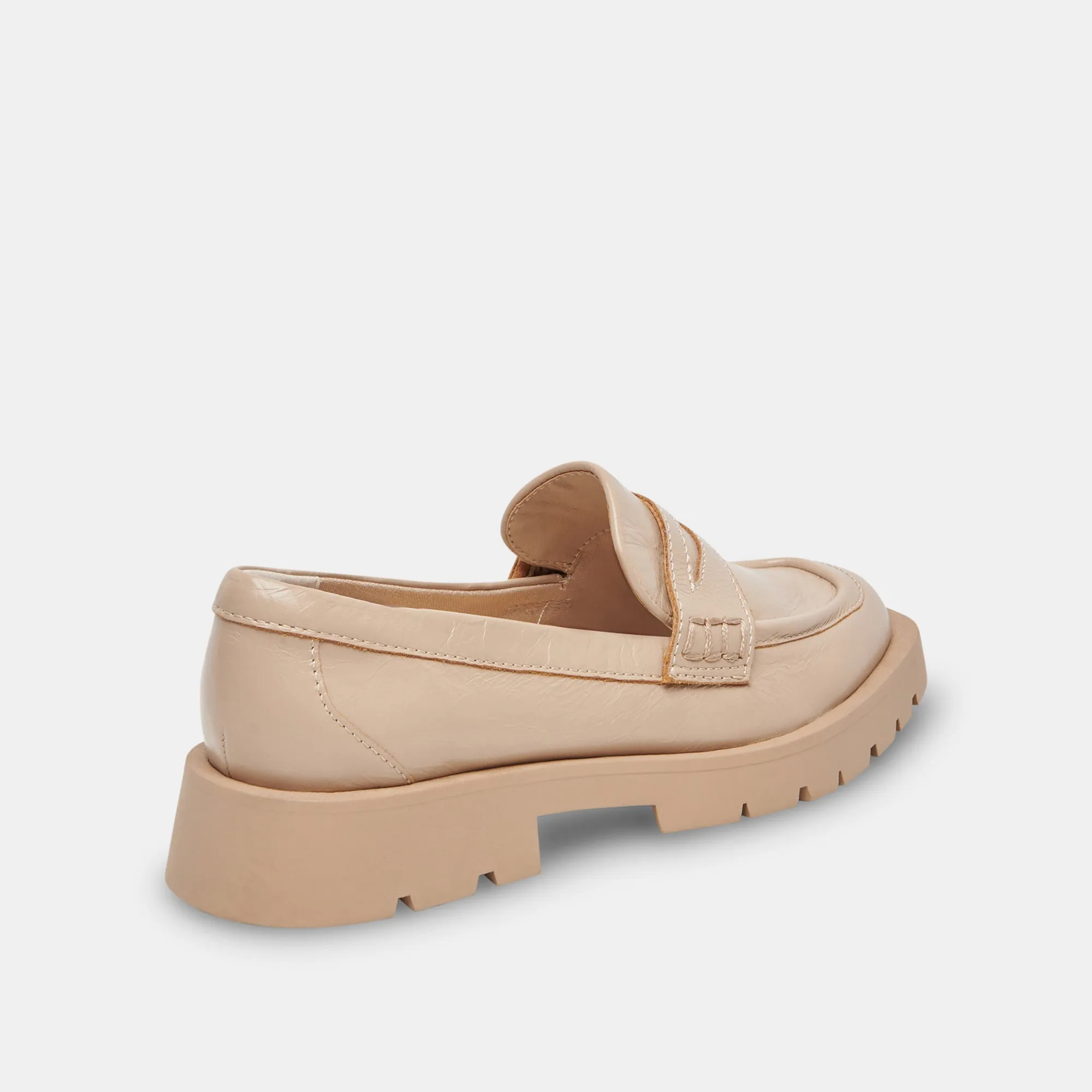 ELIAS WIDE FLATS SESAME CRINKLE PATENT - re:vita sold by Dolce Vita product image thumbnail 3