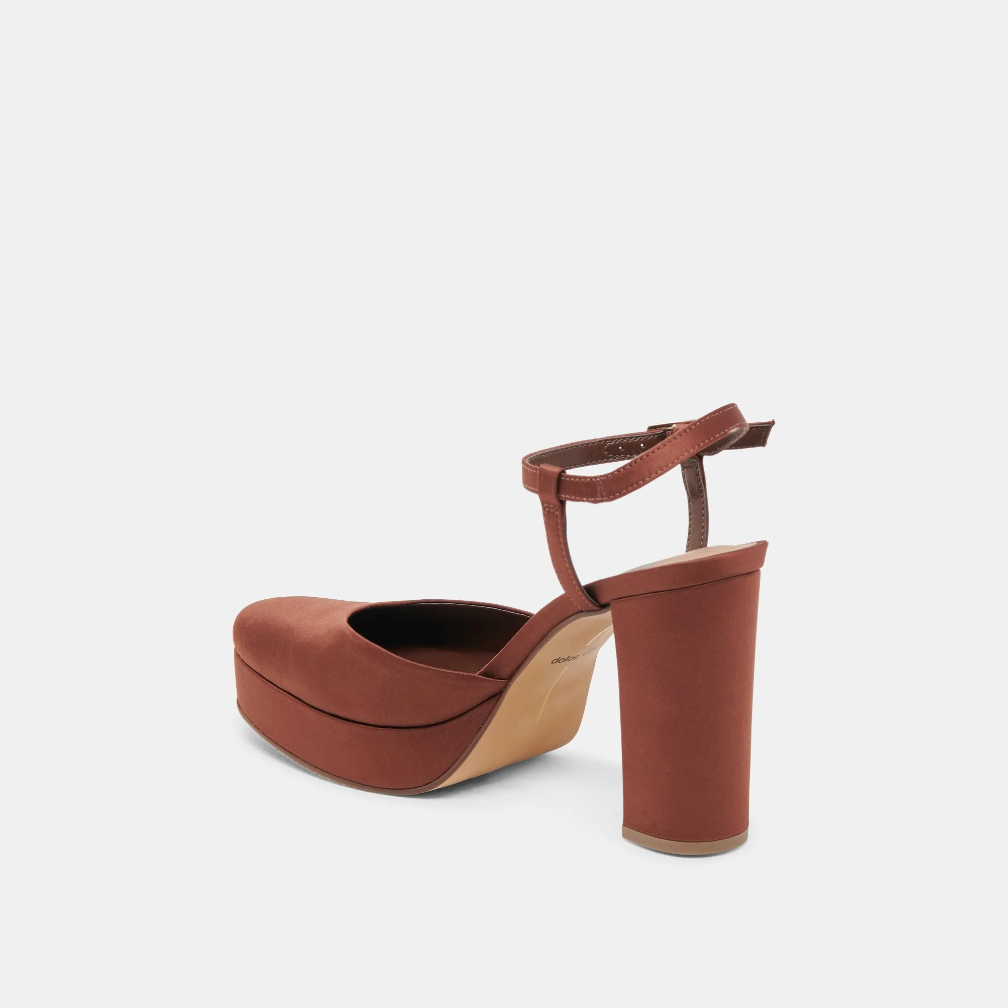 CLAUD HEELS CHOCOLATE SATIN sold by Dolce Vita product image thumbnail 5