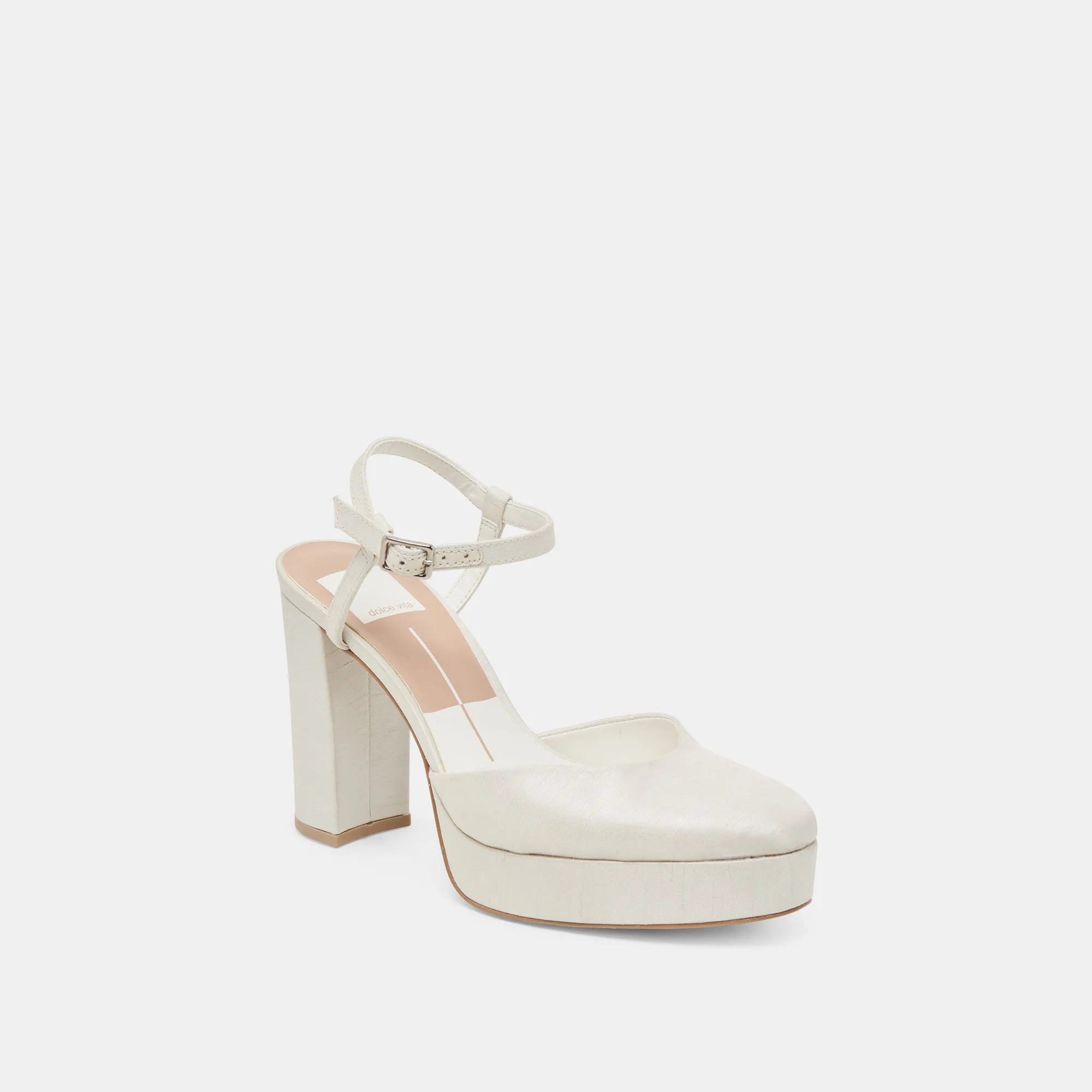 CLAUD HEELS WHITE SATIN sold by Dolce Vita product image thumbnail 2