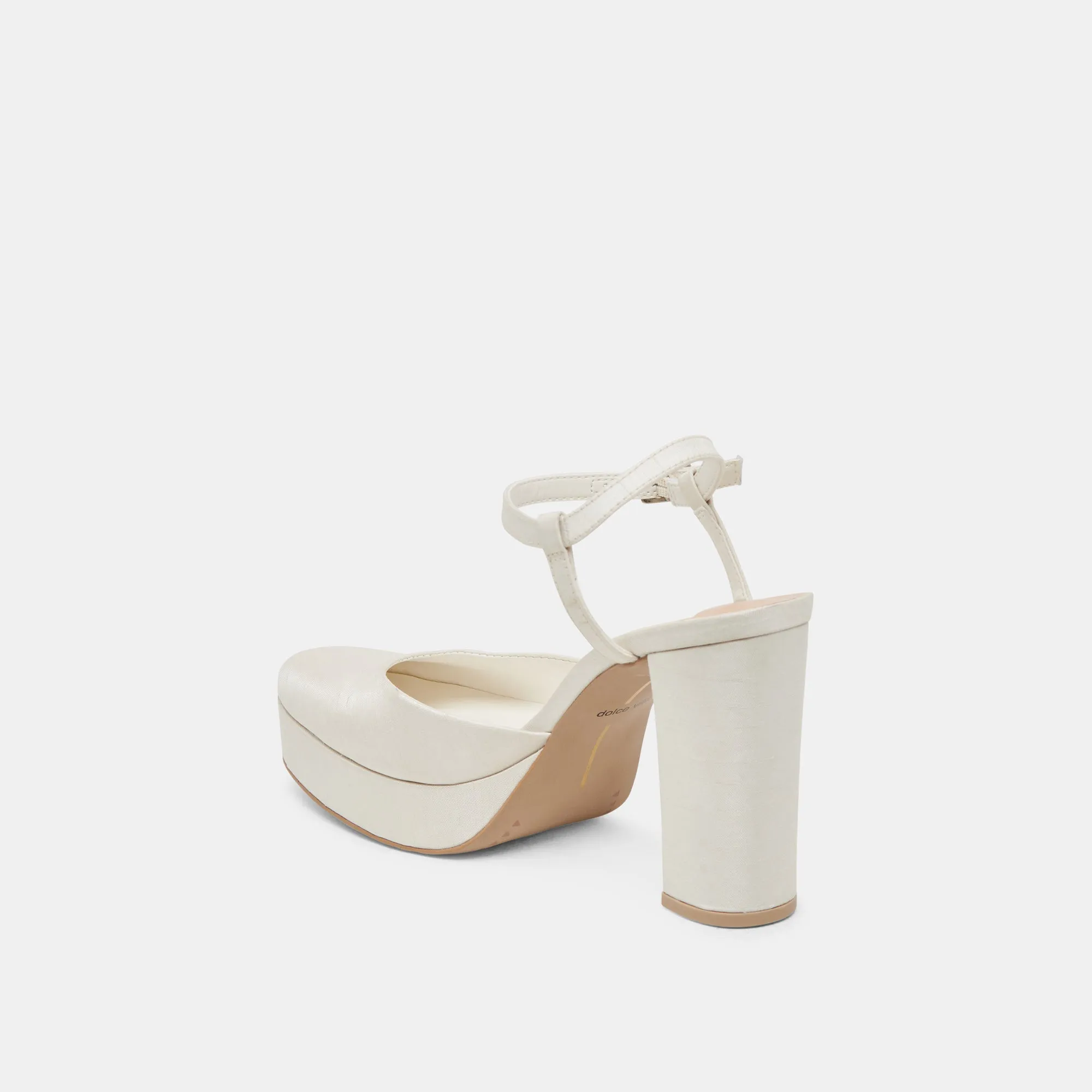 CLAUD HEELS WHITE SATIN sold by Dolce Vita product image thumbnail 5
