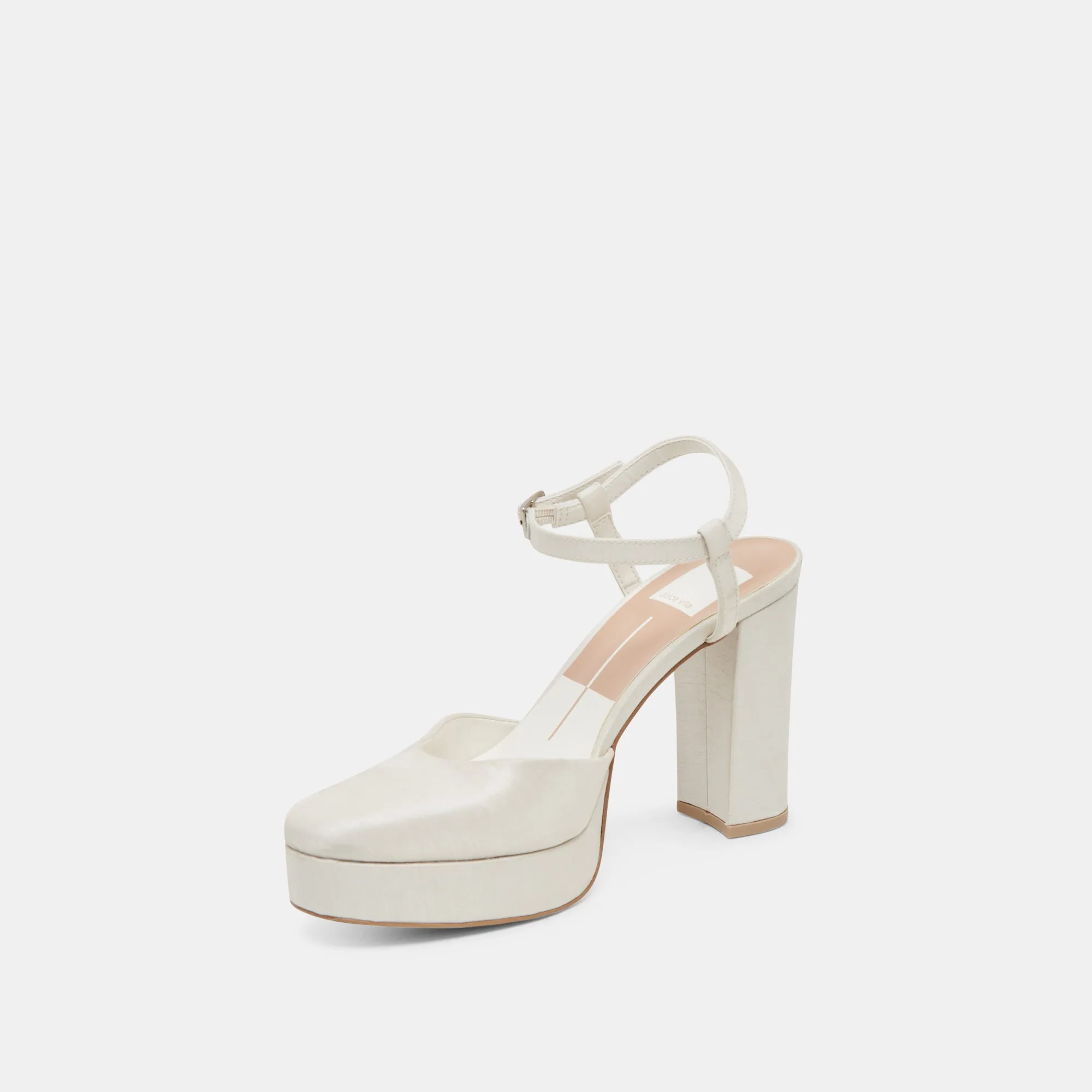 CLAUD HEELS WHITE SATIN sold by Dolce Vita product image thumbnail 4