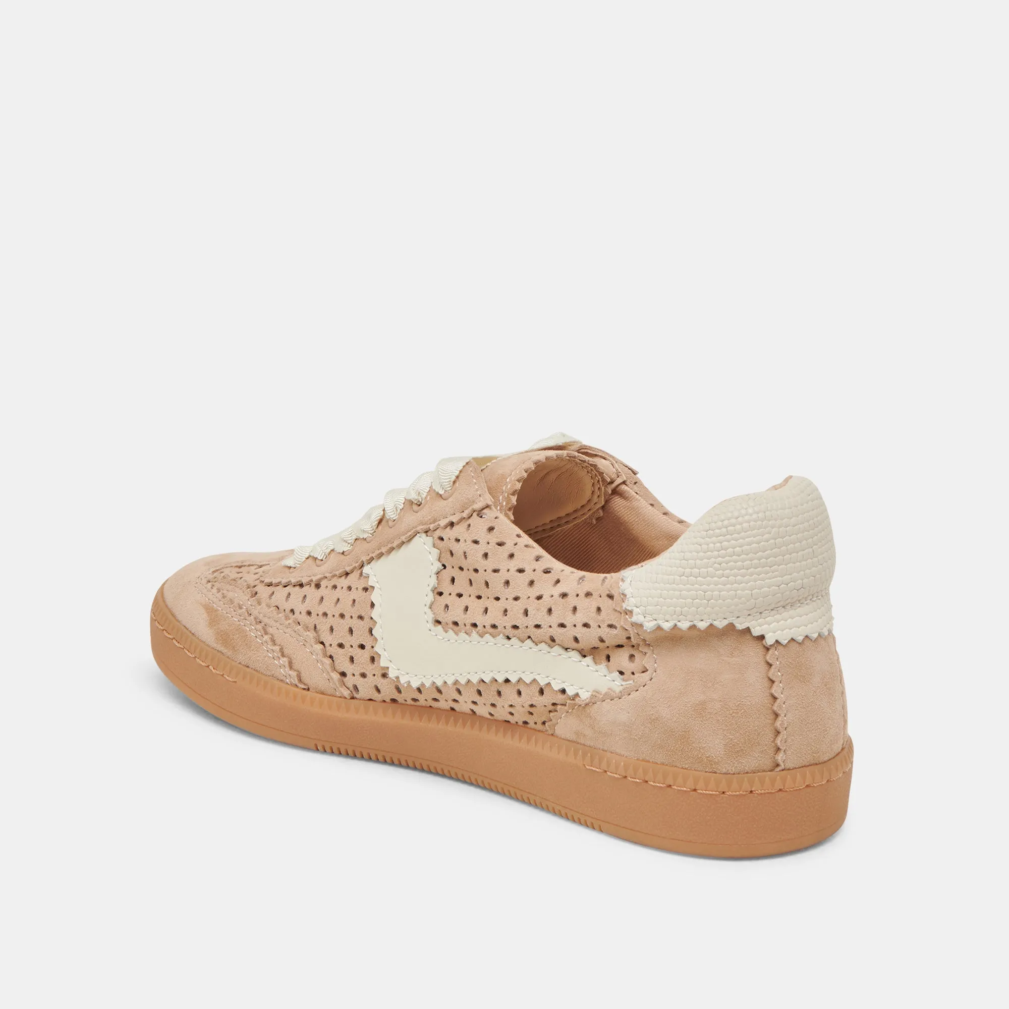 NOTICE EYELET PERF SNEAKERS CAMEL SUEDE sold by Dolce Vita product image thumbnail 5