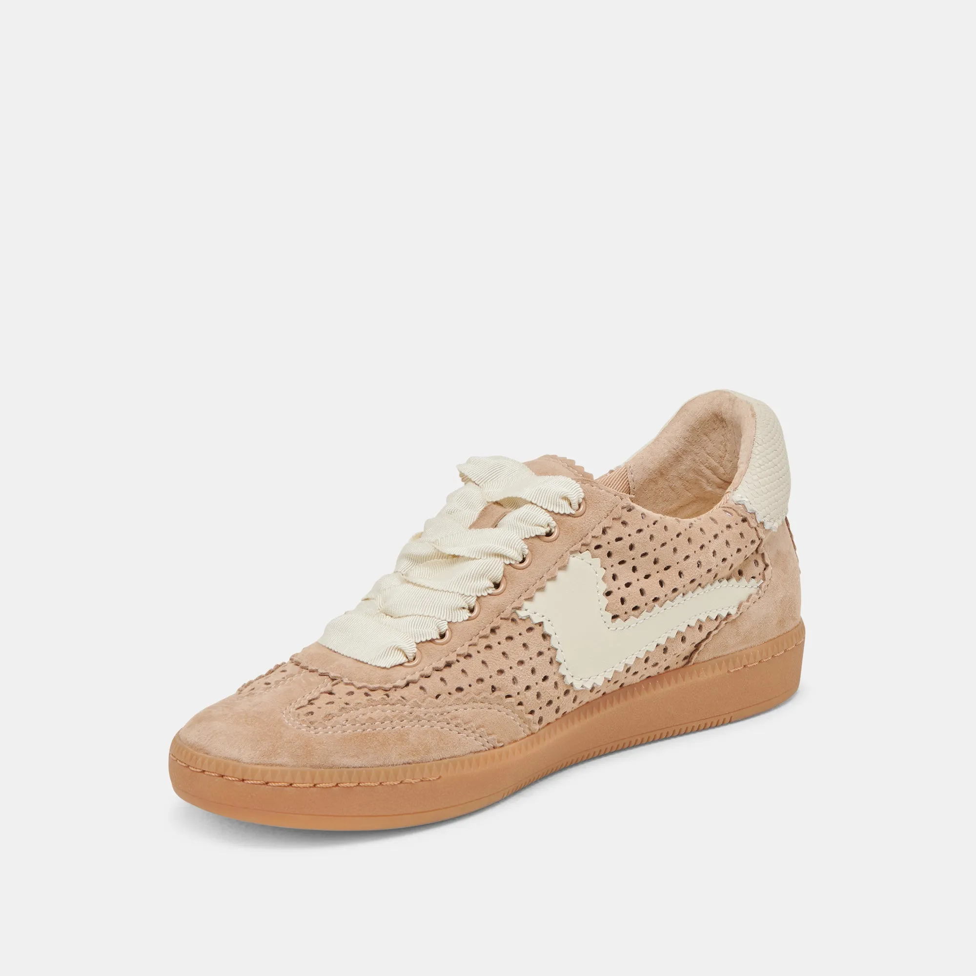 NOTICE EYELET PERF SNEAKERS CAMEL SUEDE sold by Dolce Vita product image thumbnail 4