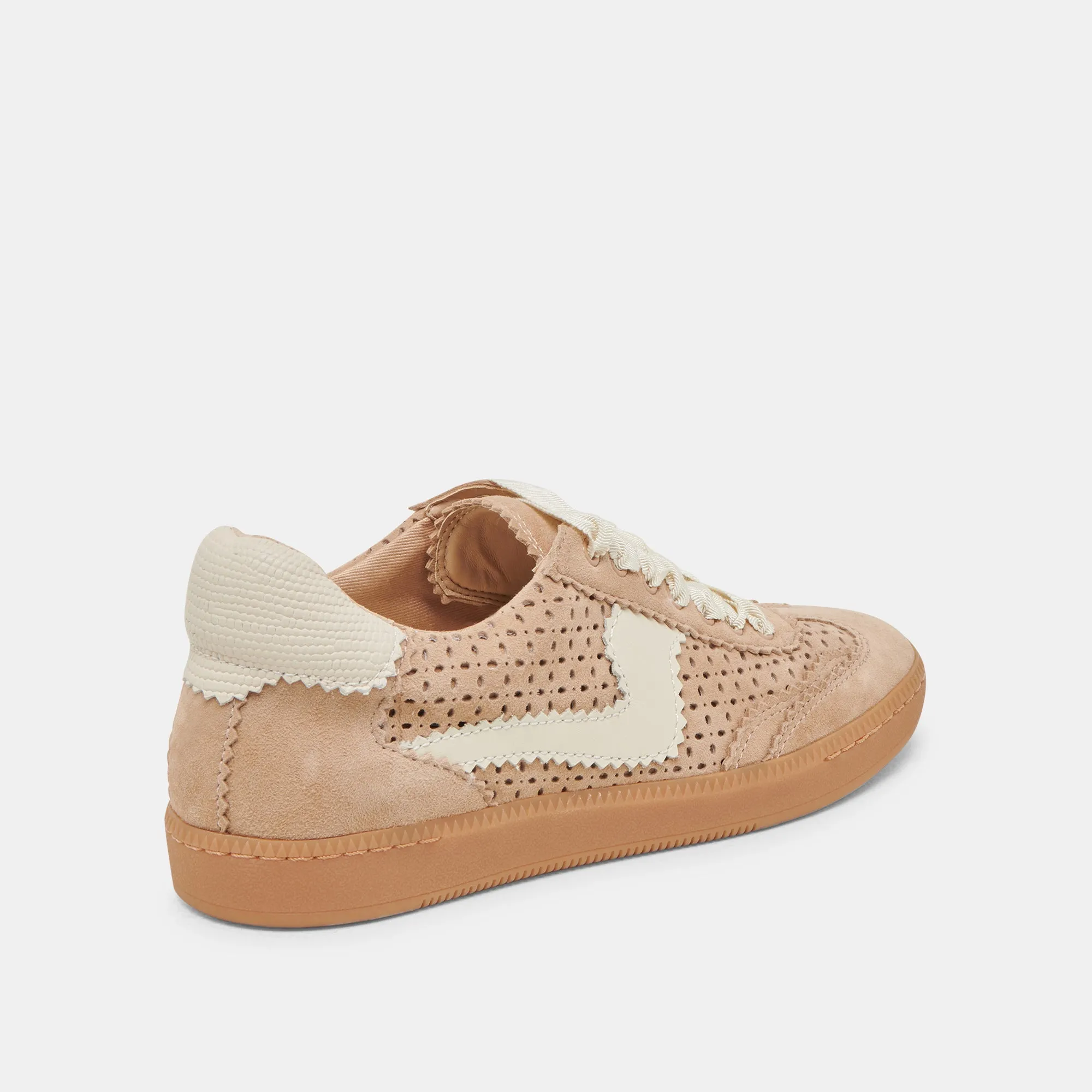 NOTICE EYELET PERF SNEAKERS CAMEL SUEDE sold by Dolce Vita product image thumbnail 3