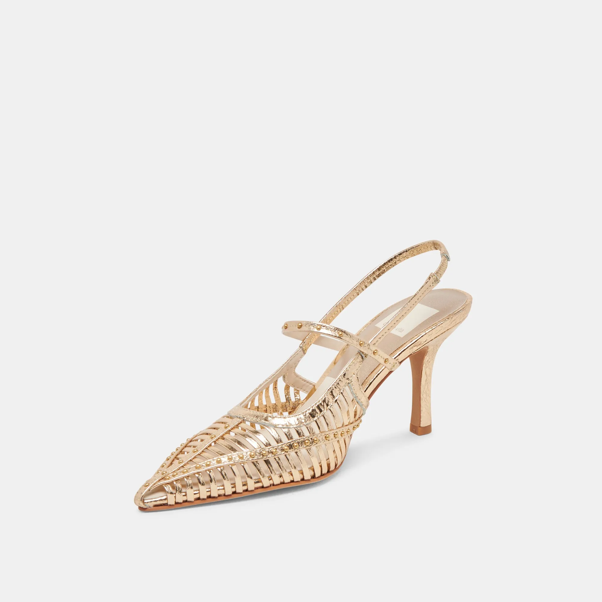 HENSAL HEELS GOLD DISTRESSED LEATHER sold by Dolce Vita product image thumbnail 4