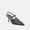 HENSAL HEELS MIDNIGHT CRINKLE PATENT sold by Dolce Vita
