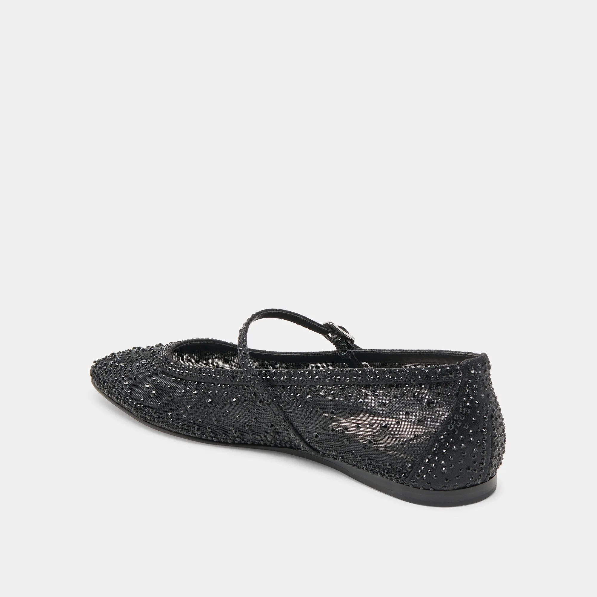 REYES CRYSTAL BALLET FLATS BLACK MESH sold by Dolce Vita product image thumbnail 5
