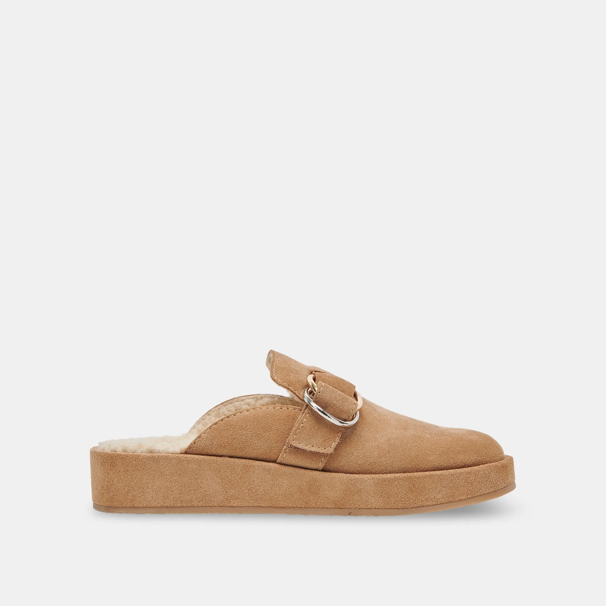 ASTOR PLUSH FLATS DESERT SUEDE - re:vita sold by Dolce Vita