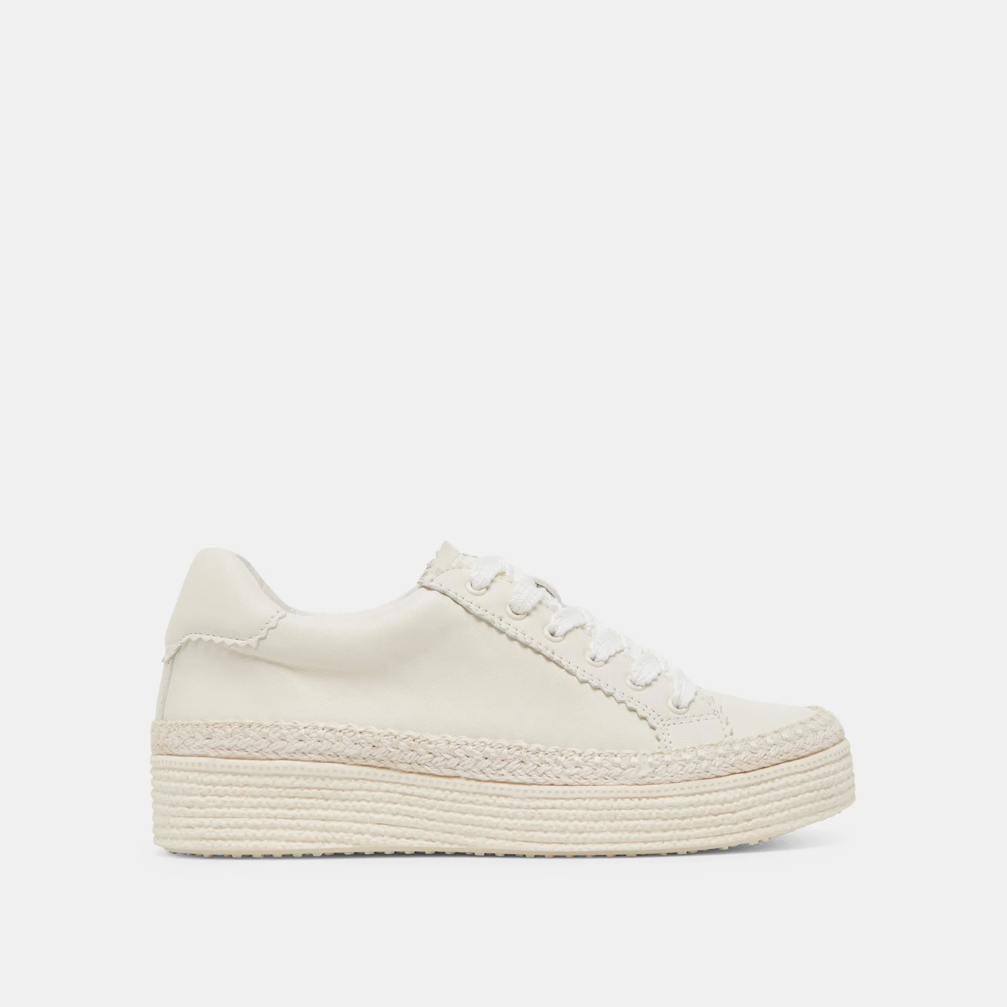 LENNIX SNEAKERS WHITE LEATHER sold by Dolce Vita