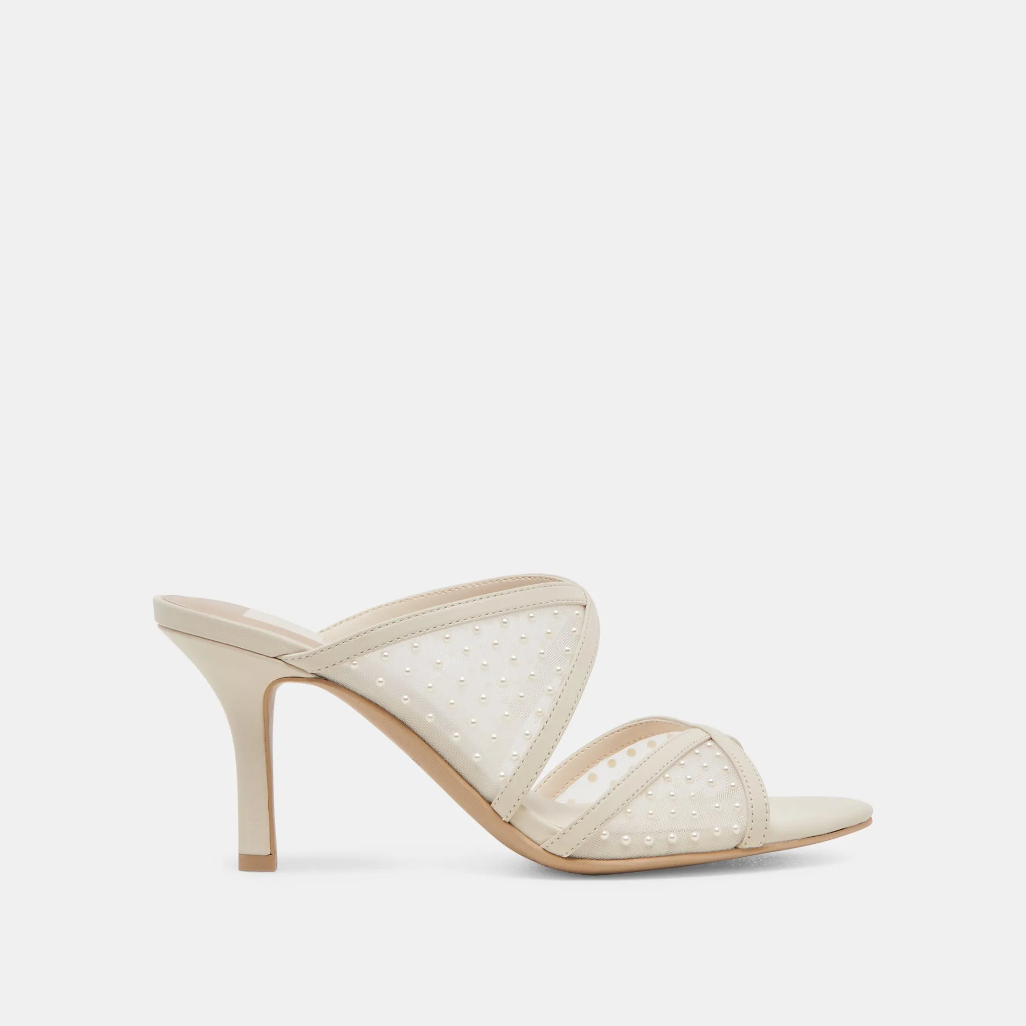MANDEL PEARL HEELS IVORY MESH - re:vita sold by Dolce Vita product image thumbnail 2