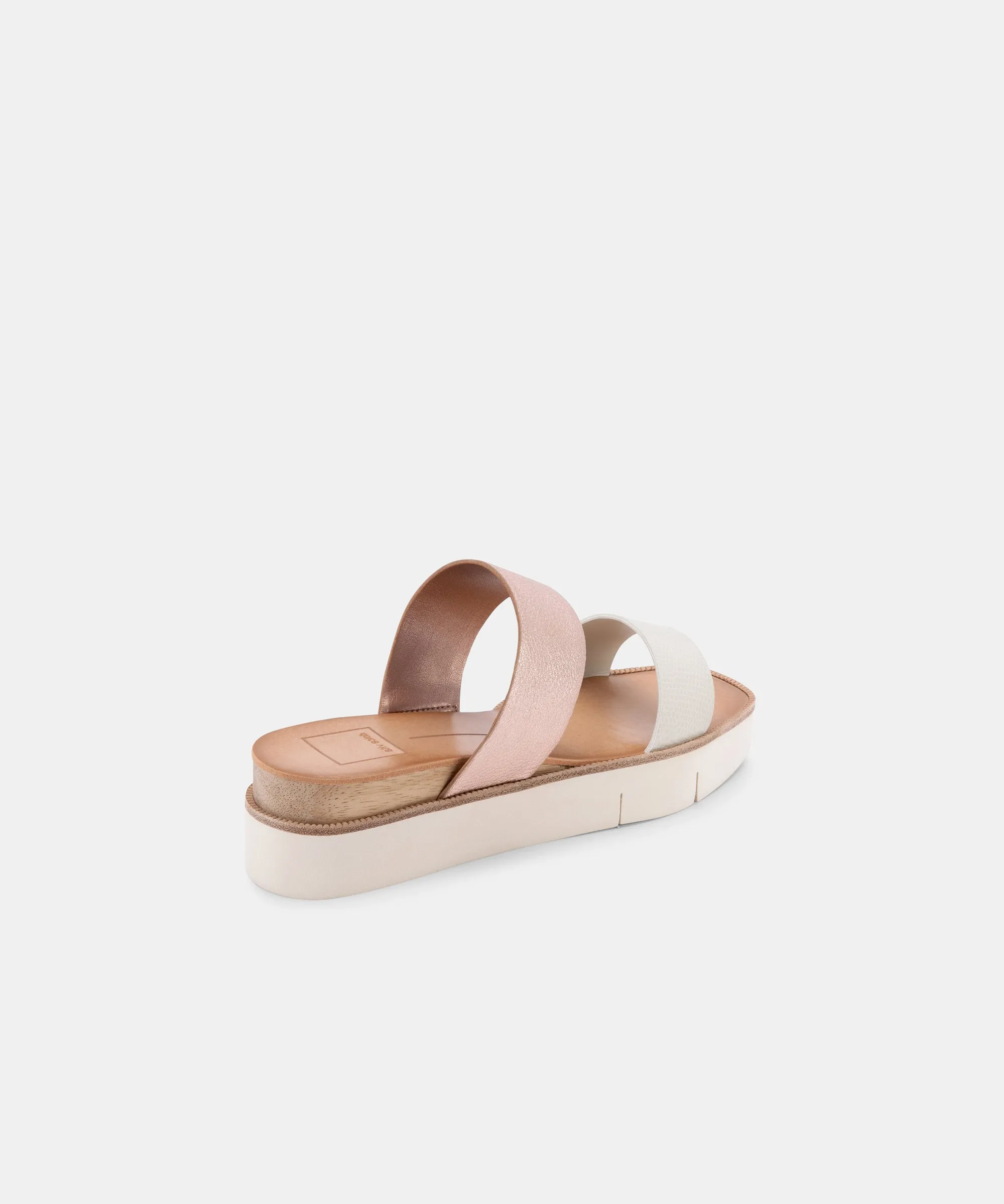 PARNI SANDALS IN ROSE GOLD MULTI EMBOSSED LEATHER - re:vita sold by Dolce Vita product image thumbnail 3