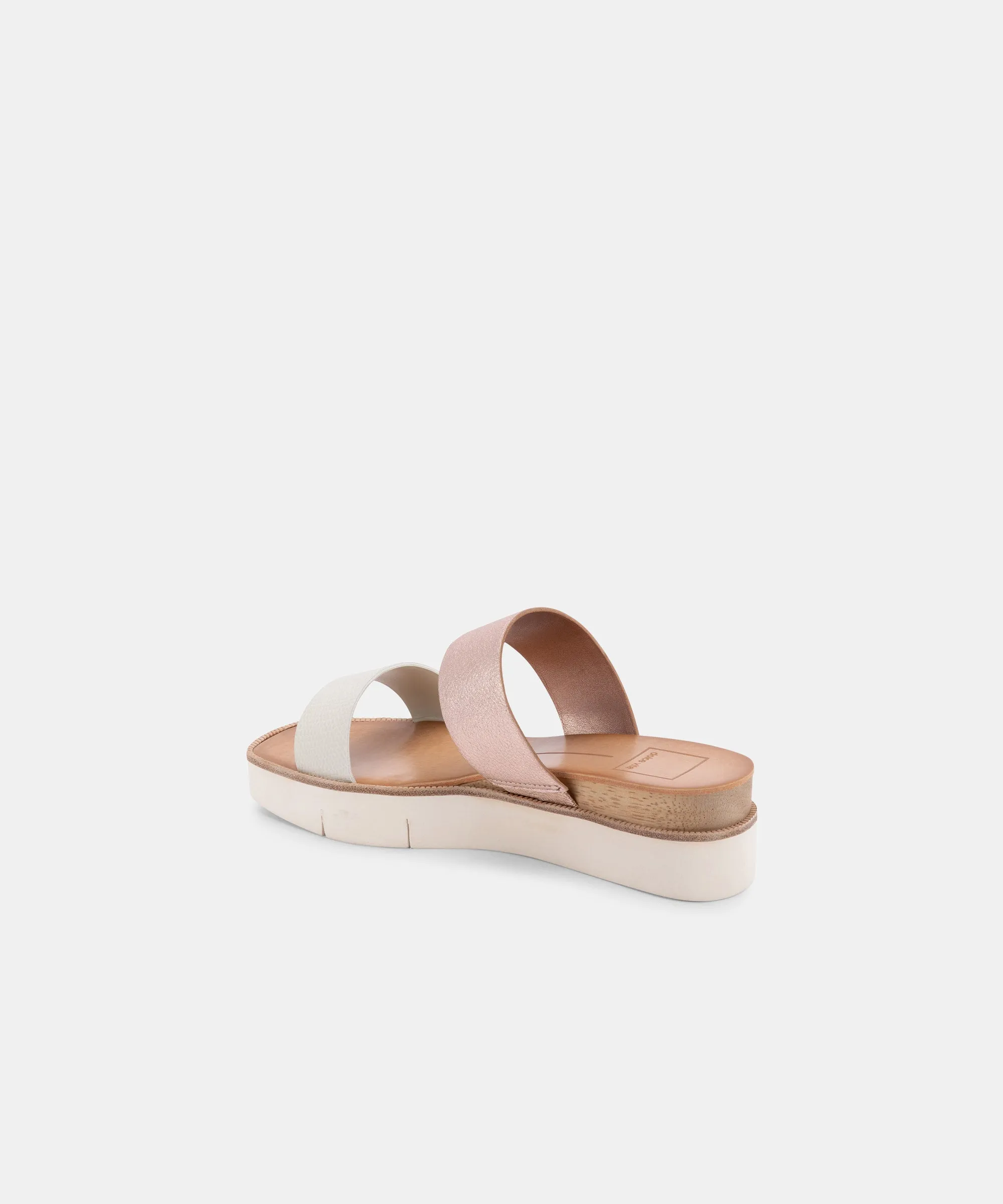 PARNI SANDALS IN ROSE GOLD MULTI EMBOSSED LEATHER - re:vita sold by Dolce Vita product image thumbnail 4