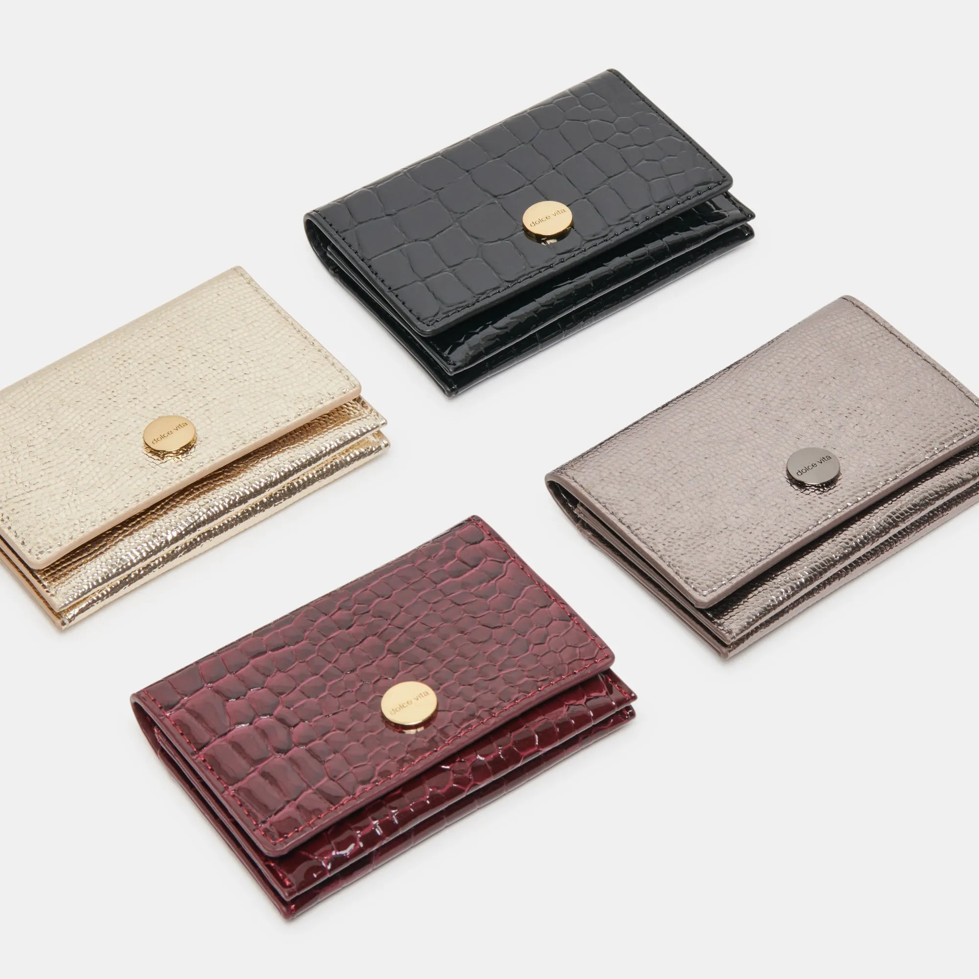 MINNIE WALLET WINE CROCO STELLA sold by Dolce Vita product image thumbnail 4