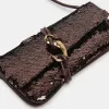 ALICE SHOULDER BAG BROWN SEQUIN STELLA sold by Dolce Vita
