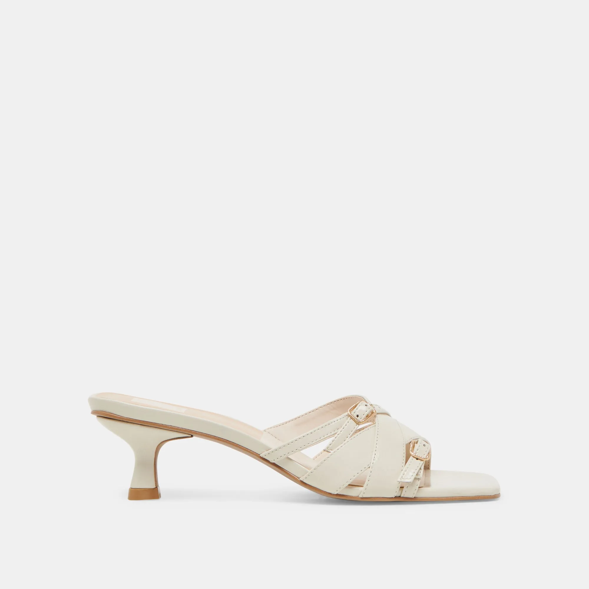 BRYANT HEELS IVORY CRINKLE PATENT sold by Dolce Vita