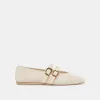 BAYLEE BALLET FLATS BONE PERFORATED SUEDE sold by Dolce Vita