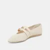 BAYLEE BALLET FLATS BONE PERFORATED SUEDE sold by Dolce Vita