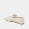 BAYLEE BALLET FLATS BONE PERFORATED SUEDE sold by Dolce Vita