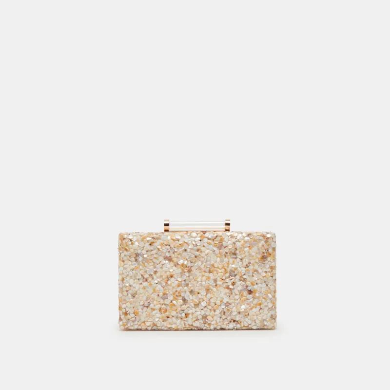 ROCKEE CLUTCH NATURAL CLUSTER sold by Dolce Vita