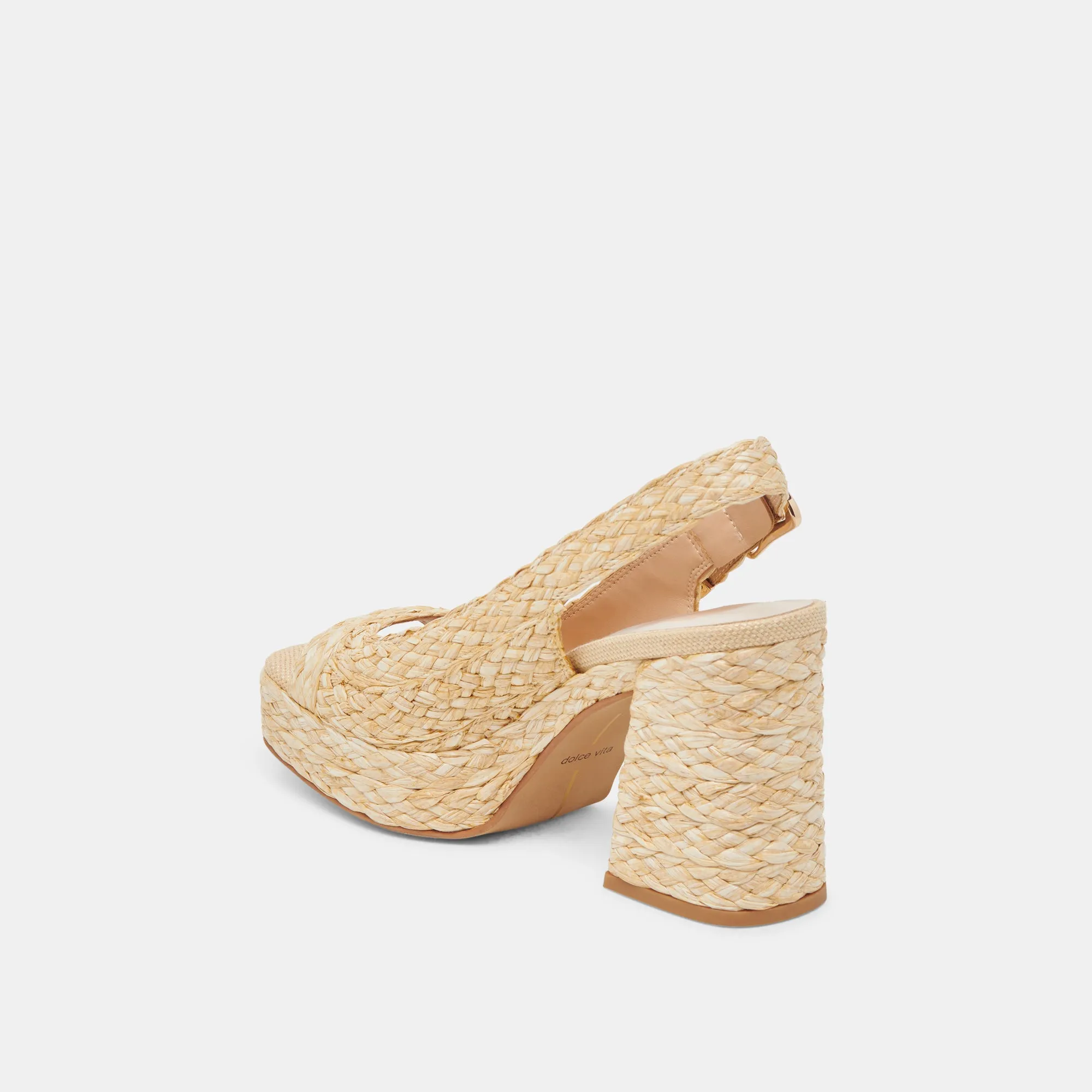FLORES HEELS NATURAL RAFFIA sold by Dolce Vita product image thumbnail 5