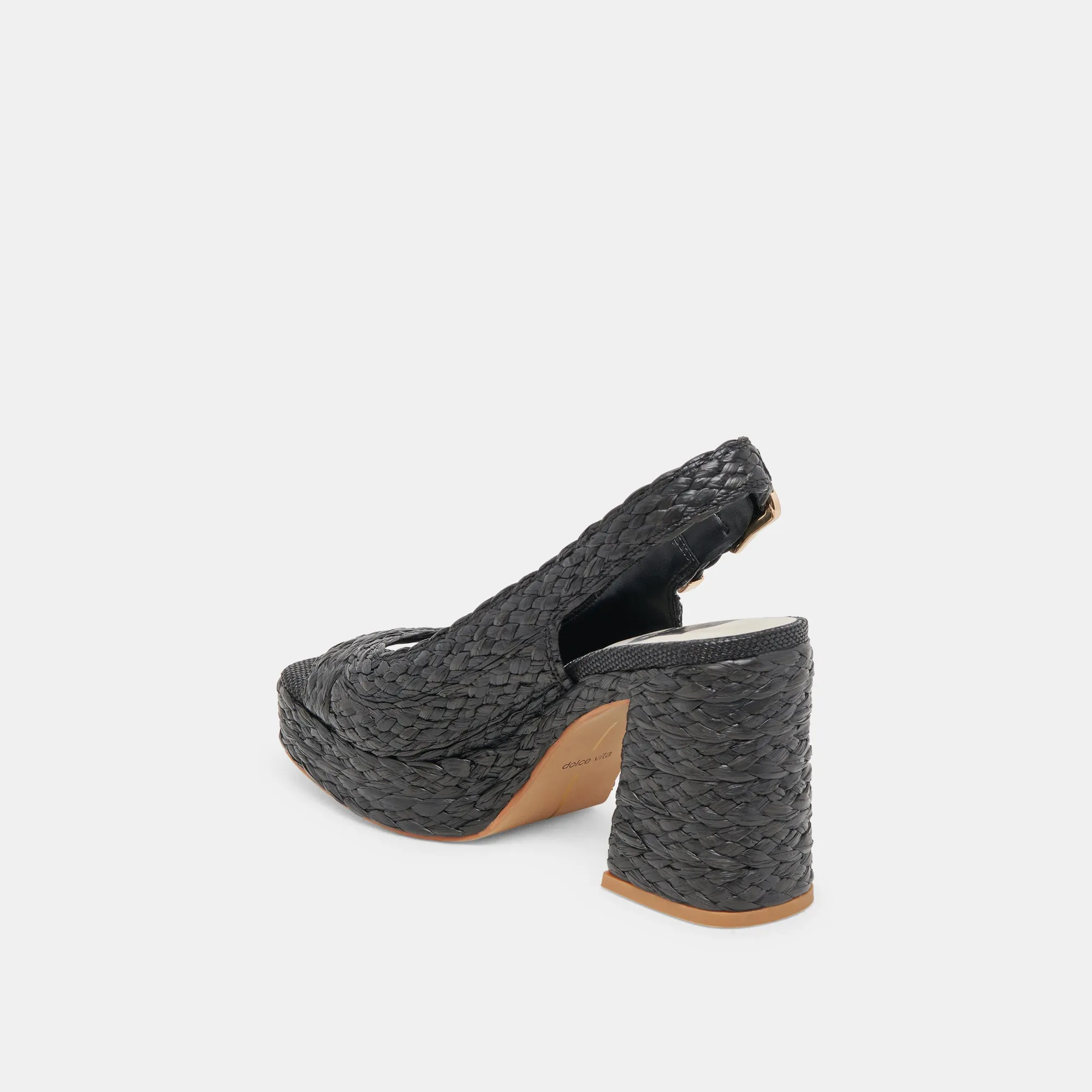 FLORES HEELS ONYX RAFFIA sold by Dolce Vita product image thumbnail 5