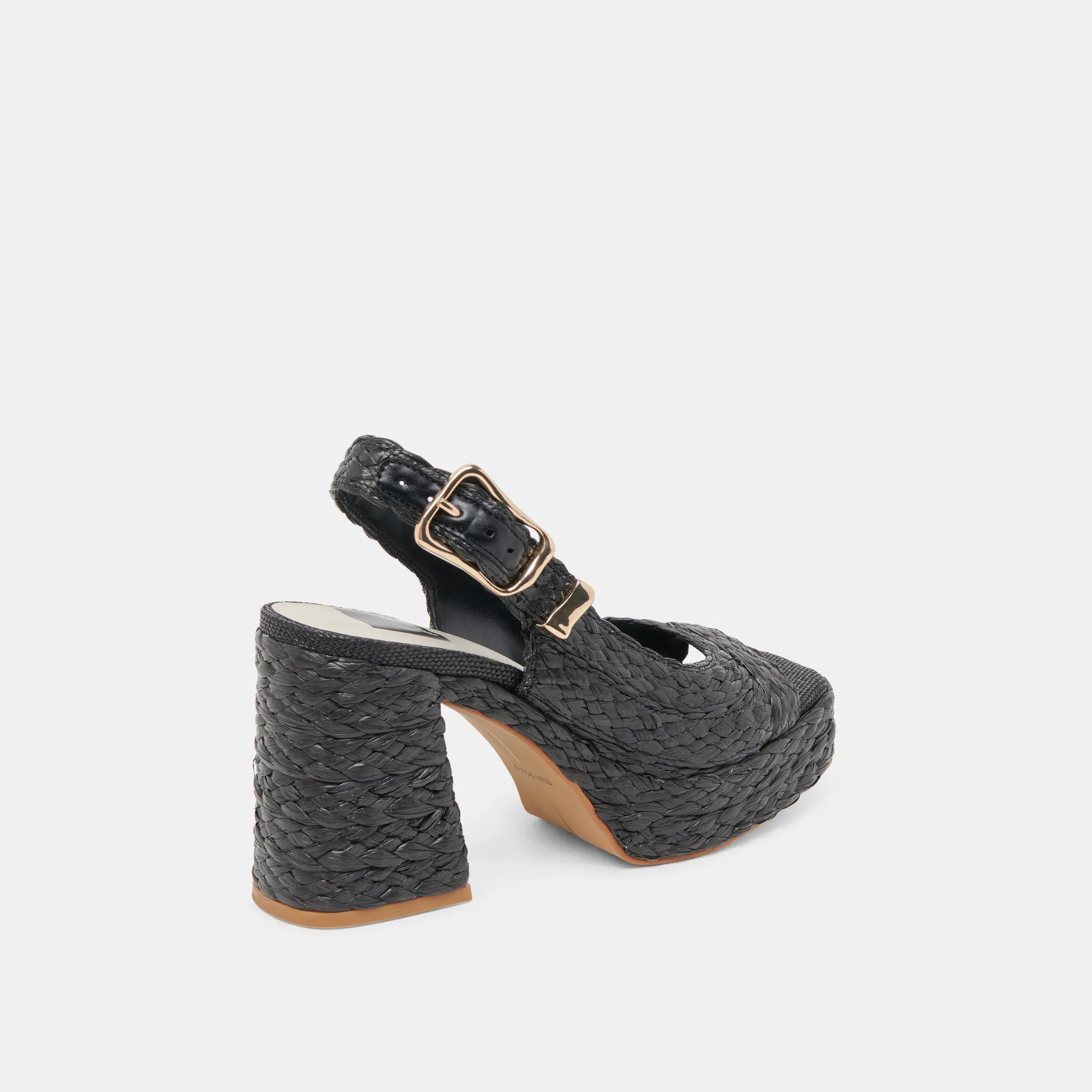 FLORES HEELS ONYX RAFFIA sold by Dolce Vita product image thumbnail 3