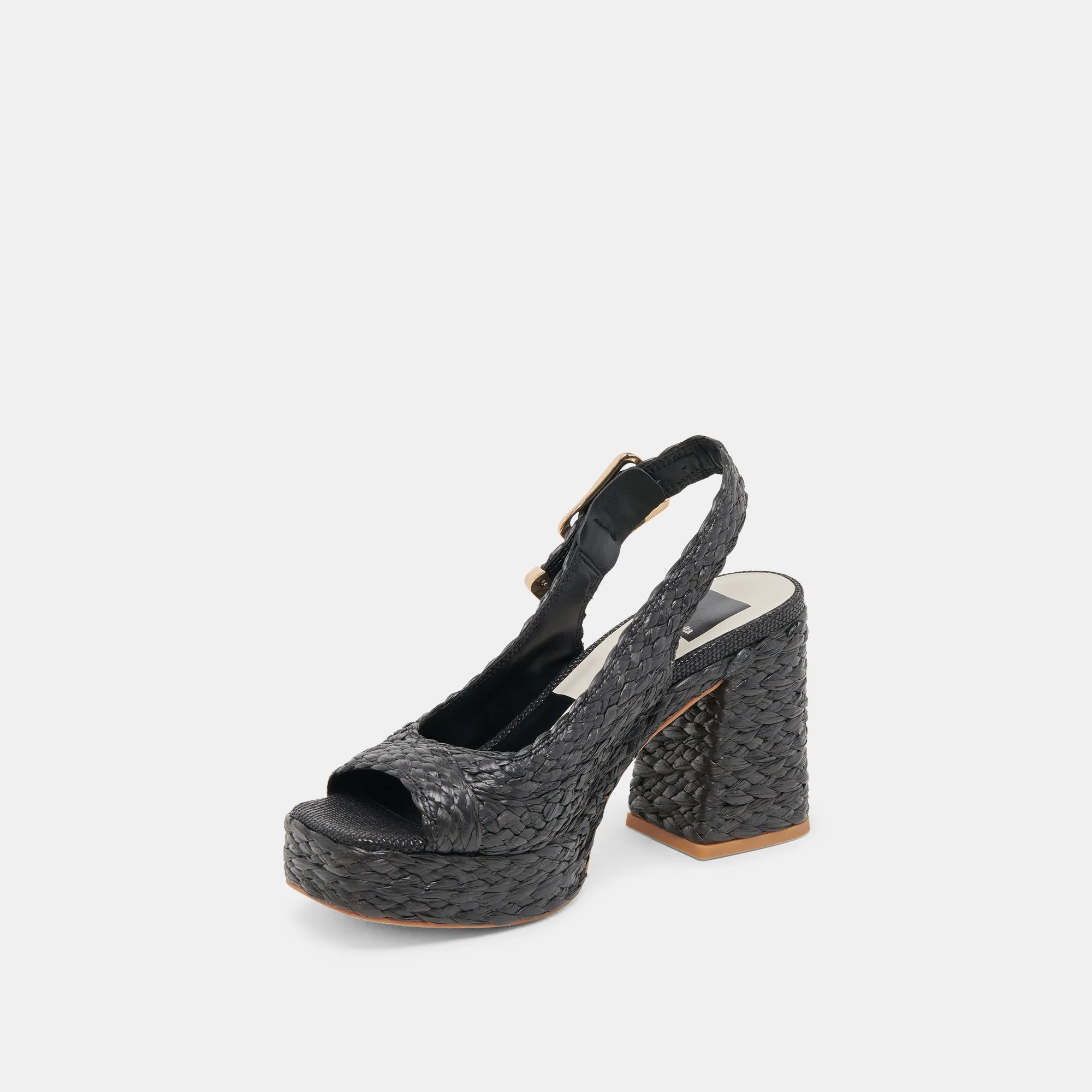 FLORES HEELS ONYX RAFFIA sold by Dolce Vita product image thumbnail 4