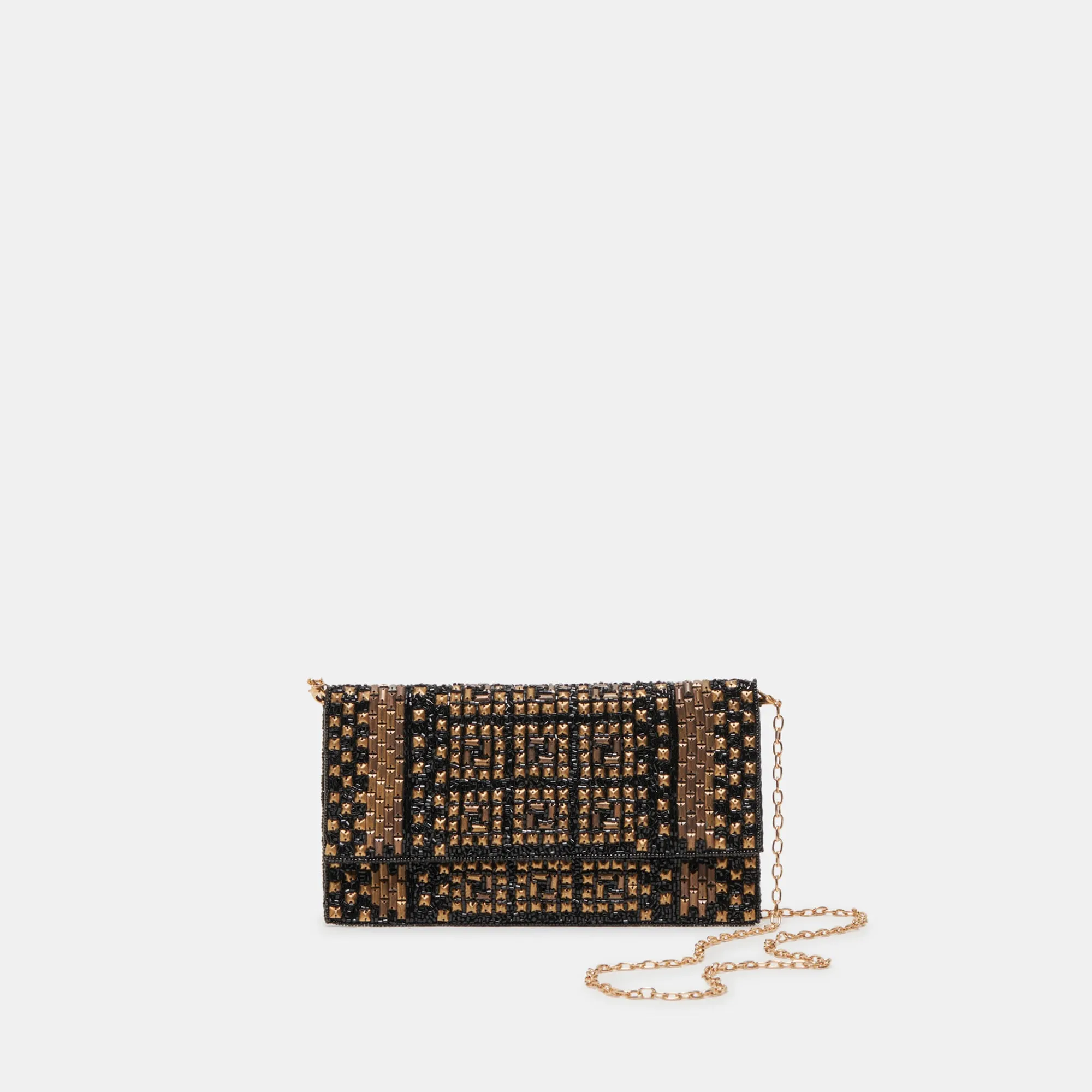 AMALFI CLUTCH BLACK GOLD BEADED sold by Dolce Vita product image thumbnail 2
