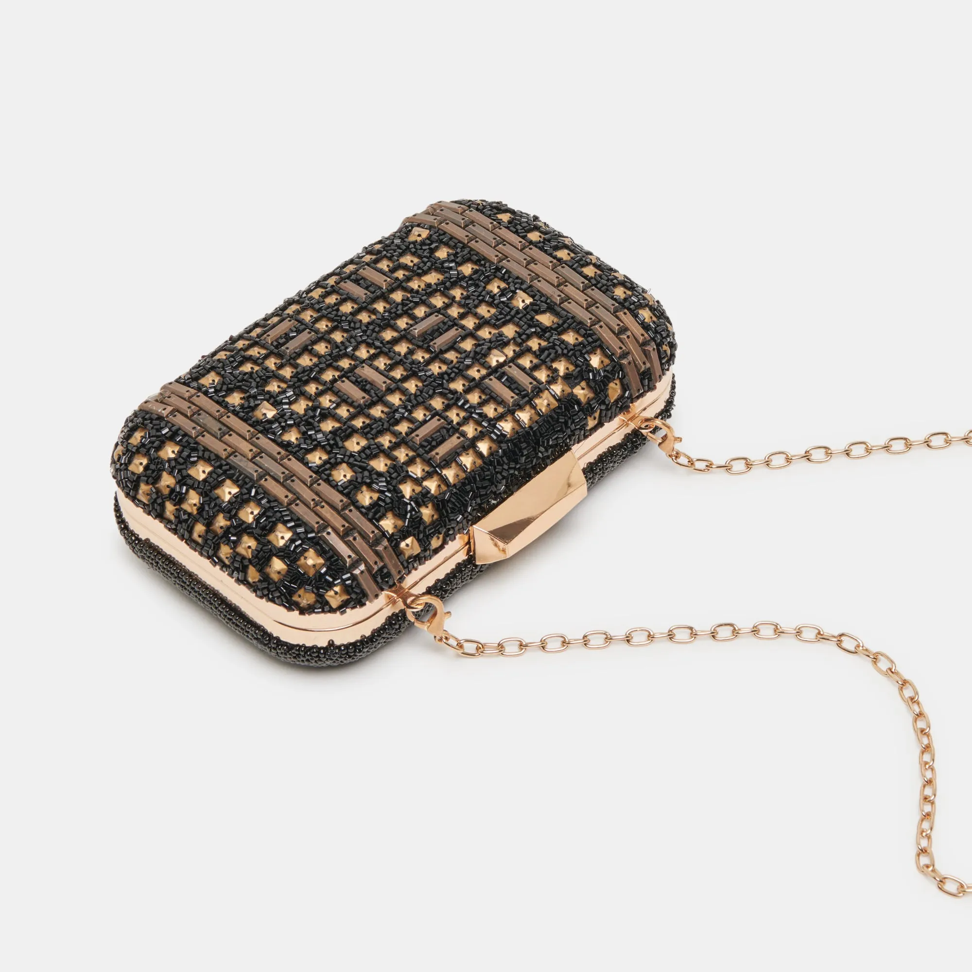 DAISY CLUTCH BLACK GOLD BEADED sold by Dolce Vita product image thumbnail 5