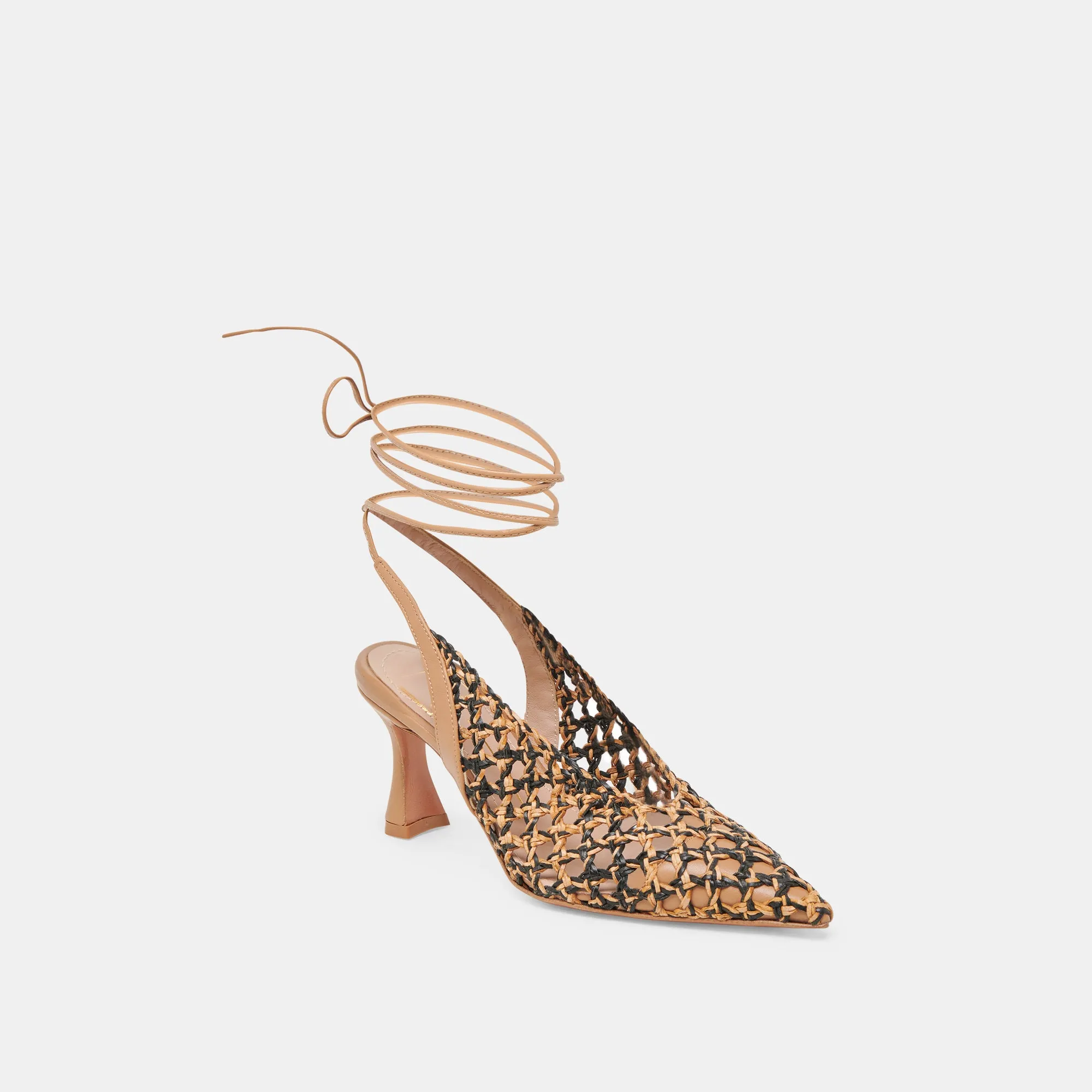 GESICA HEELS BLACK NATURAL WOVEN sold by Dolce Vita product image thumbnail 2