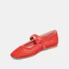 RODNI MESH BALLET FLATS CHILI WOVEN MESH sold by Dolce Vita