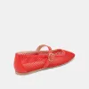 RODNI MESH BALLET FLATS CHILI WOVEN MESH sold by Dolce Vita