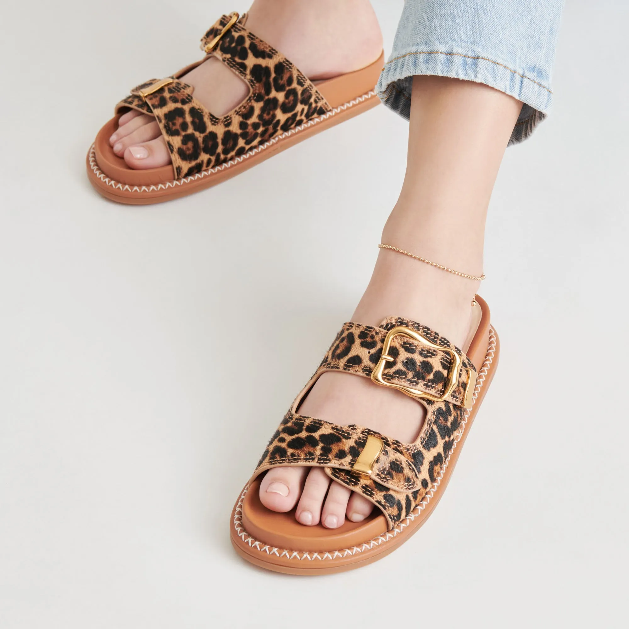SEVANA SANDALS DK LEOPARD CALF HAIR sold by Dolce Vita product image thumbnail 4