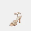 HELLEN PEARL HEELS LT BLUSH LEATHER sold by Dolce Vita