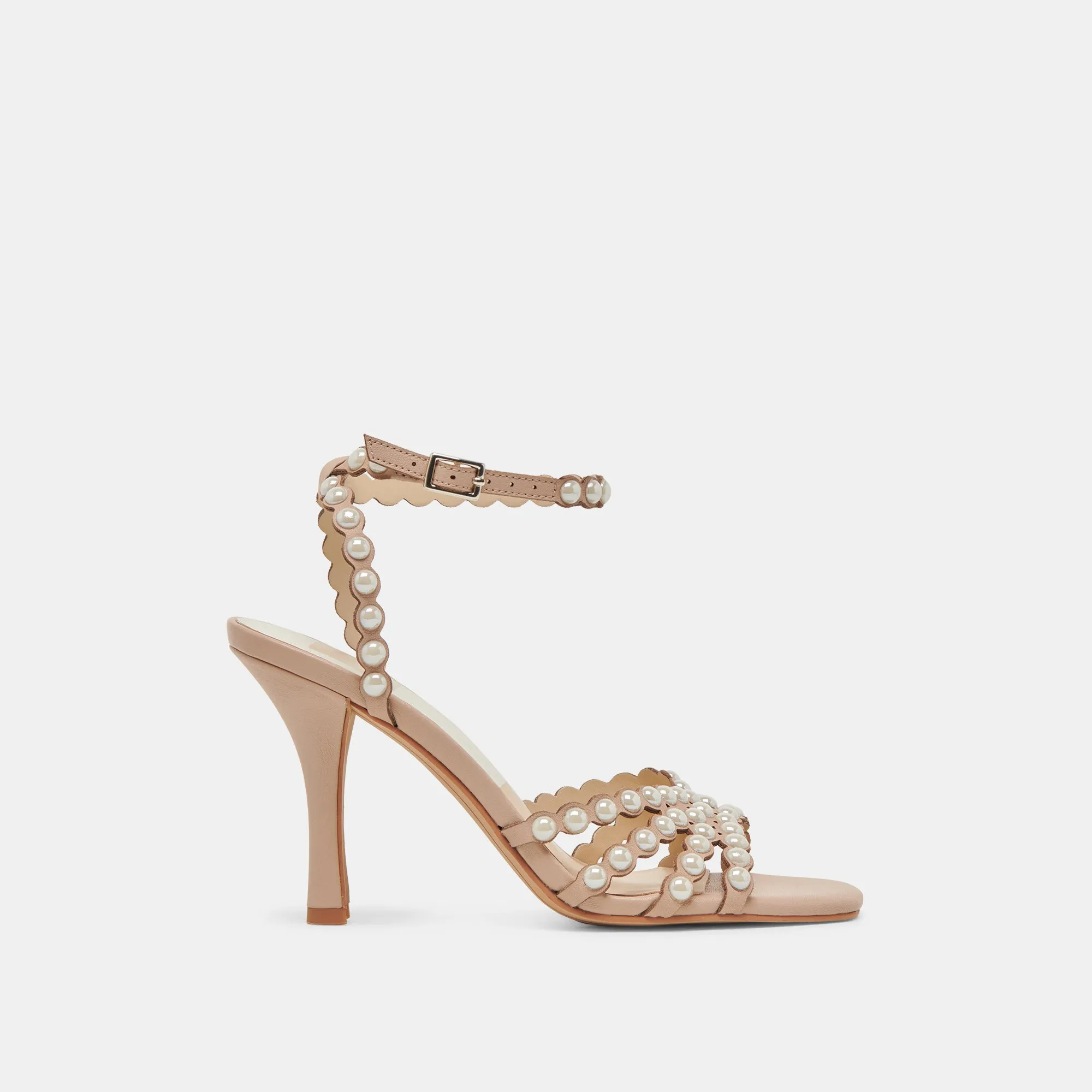 HELLEN PEARL HEELS LT BLUSH LEATHER sold by Dolce Vita