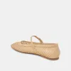 REYES BALLET FLATS LT NATURAL WOVEN RAFFIA sold by Dolce Vita